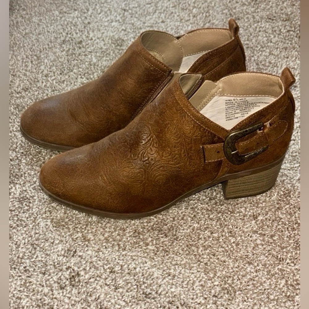 Women’s Sonoma Brown Ankle Boots / Booties Size 9.5